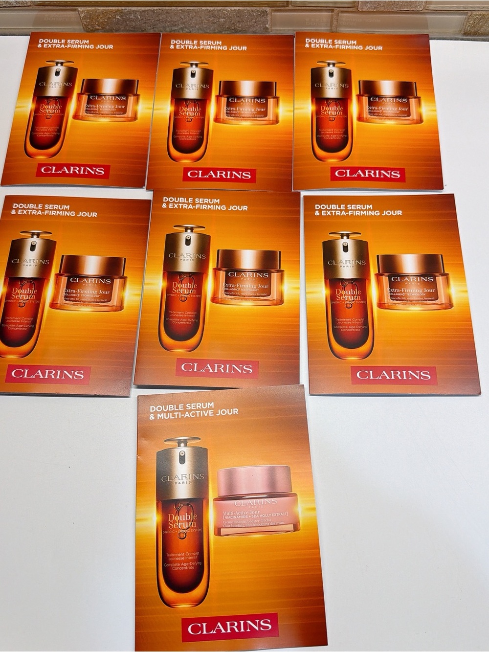 Clarins Double Serum Anti-Aging 7-Day Trial Set Bundle